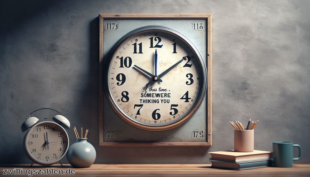 1717 Uhr Bedeutung Jemand denkt gerade an dich Zwillingszahlen